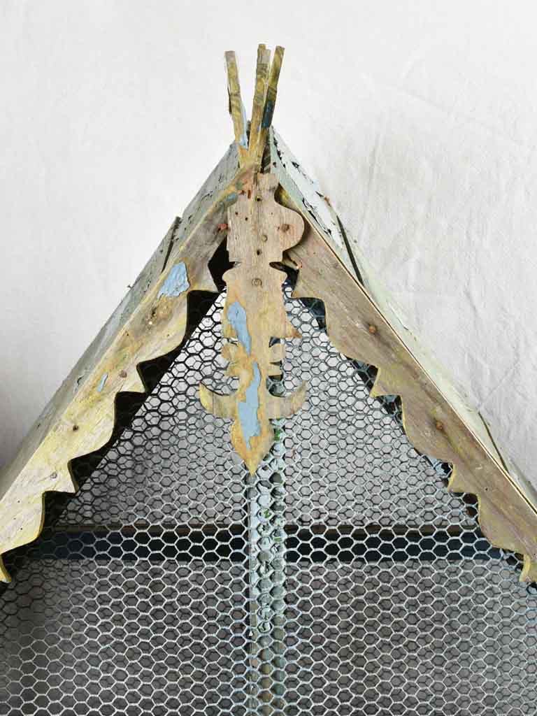 Vintage Poultry Birdcage from Early 1900s