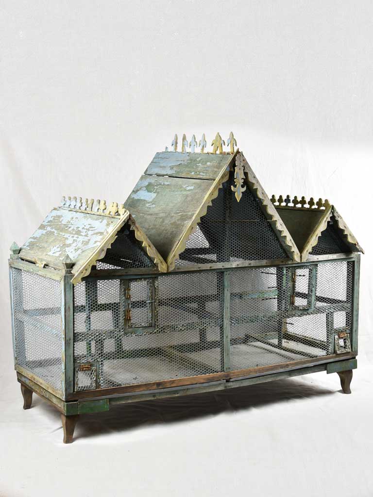 Rustic Extra-Large Poultry Birdcage