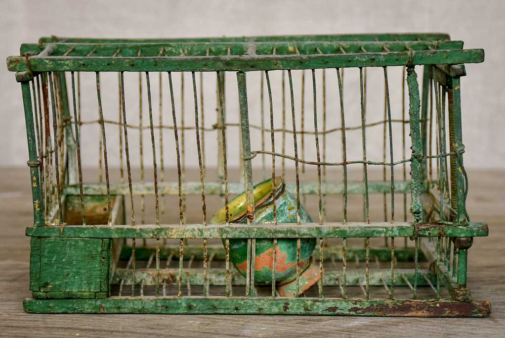 Very small antique French birdcage