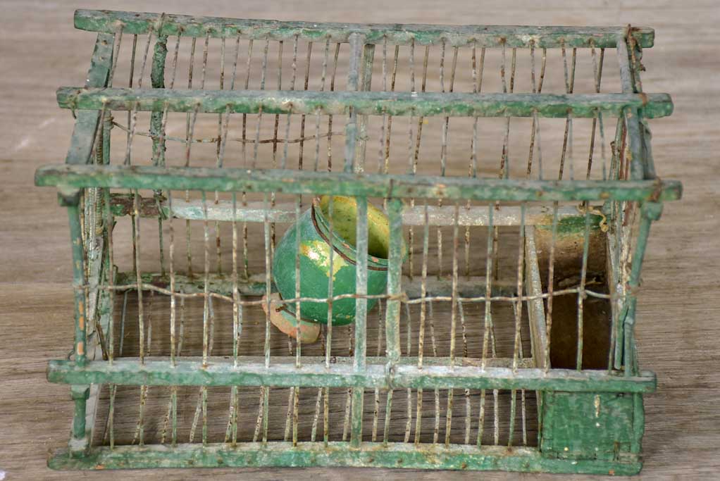 Very small antique French birdcage