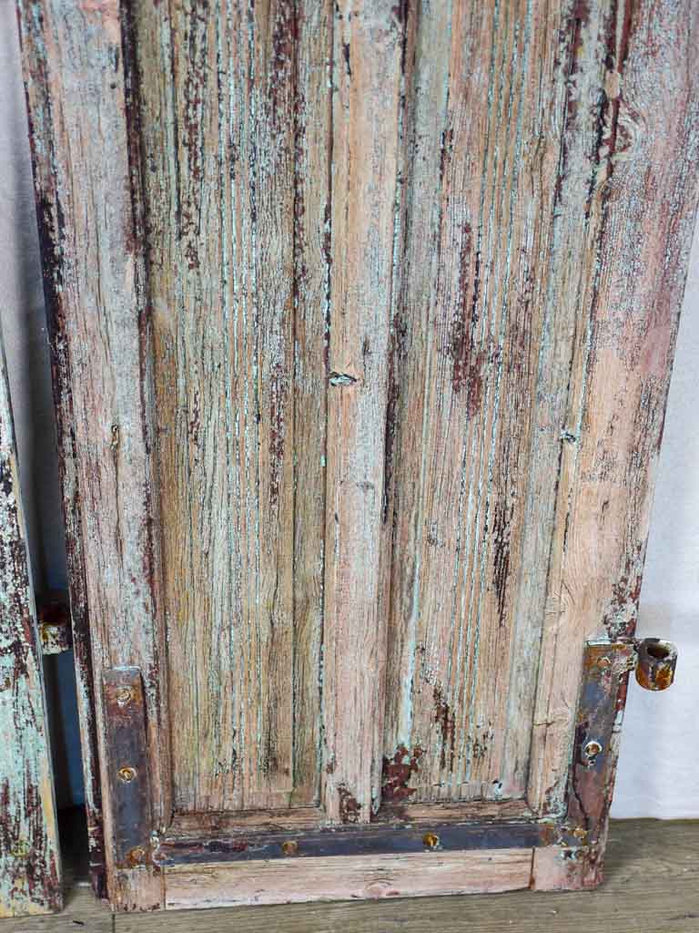 Pair of rustic French shutters