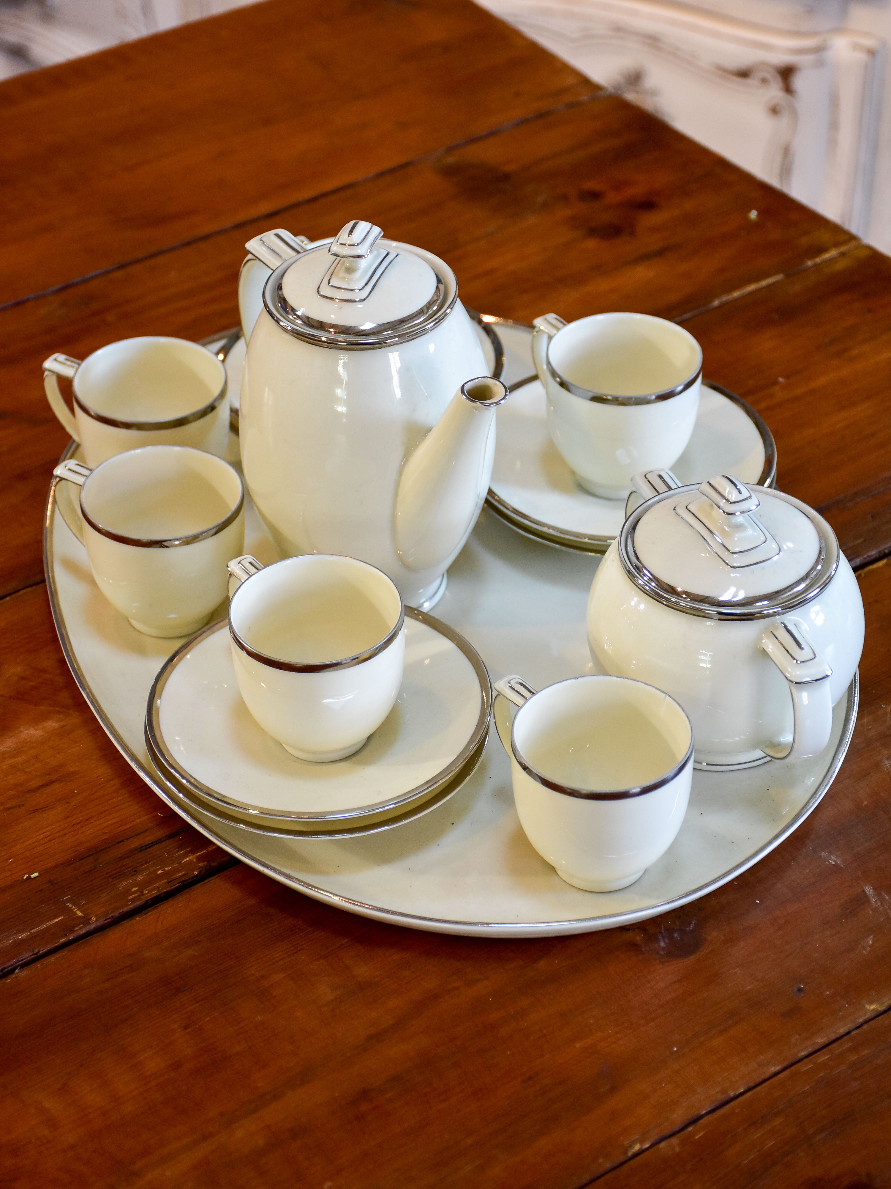Epiag Art Deco coffee service with platter