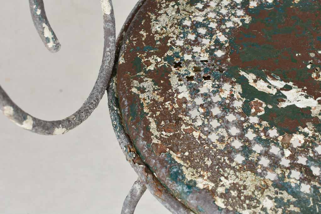 Rustic iron French outdoor furniture