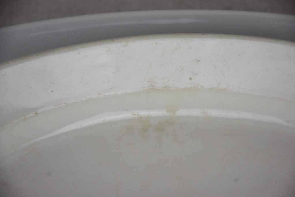 Two early 20th Century Limoges serving platters - oval