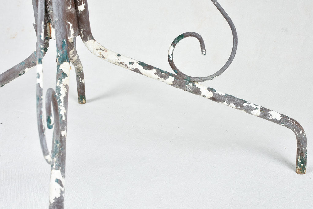 Classic French garden wrought iron table