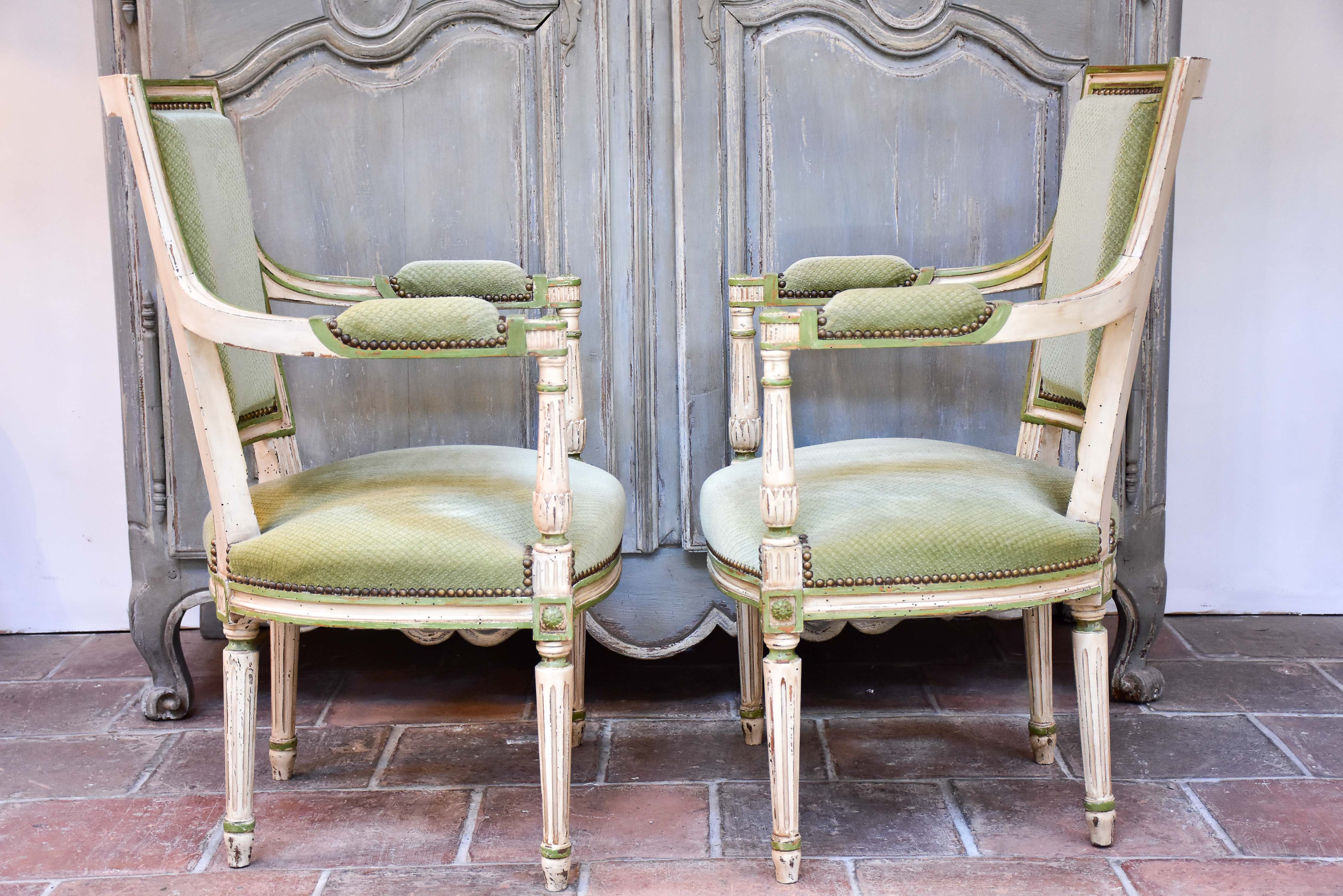 Pair of Louis XVI / Directoire armchairs