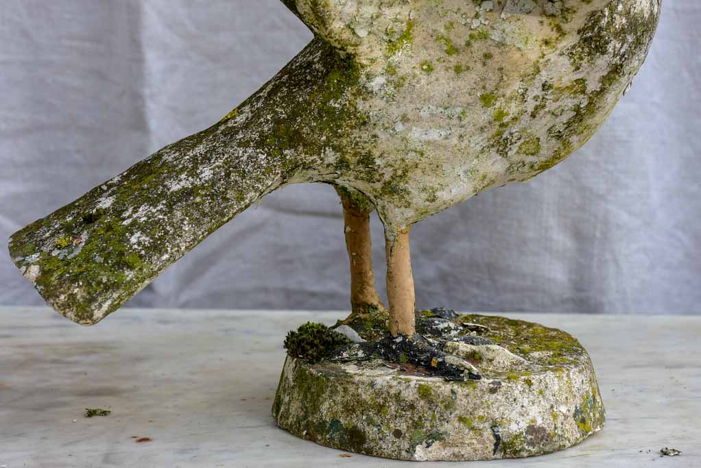 Early 20th century sculpture of a bird with outstreatched wings