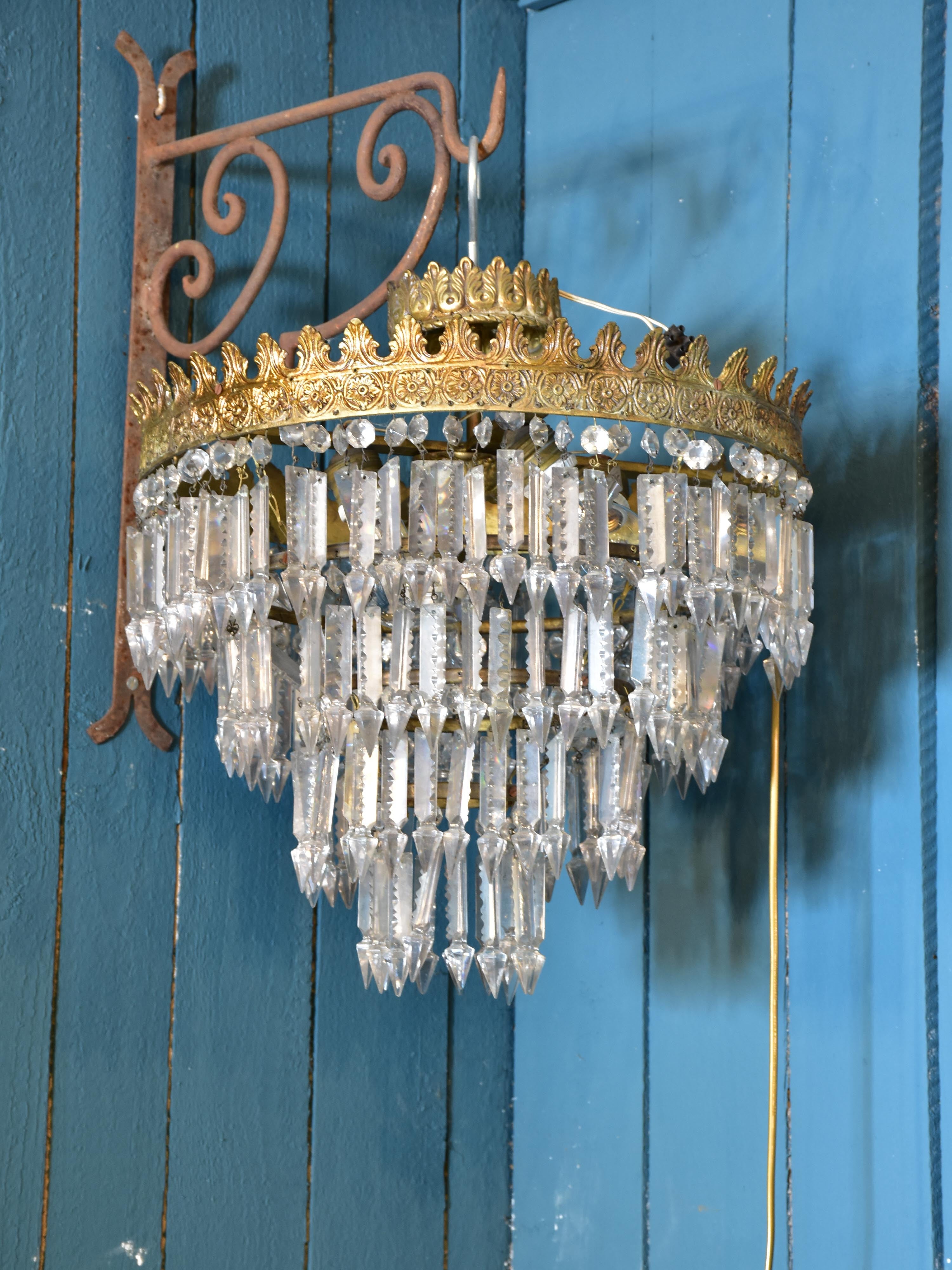 20th century Italian lustre - round