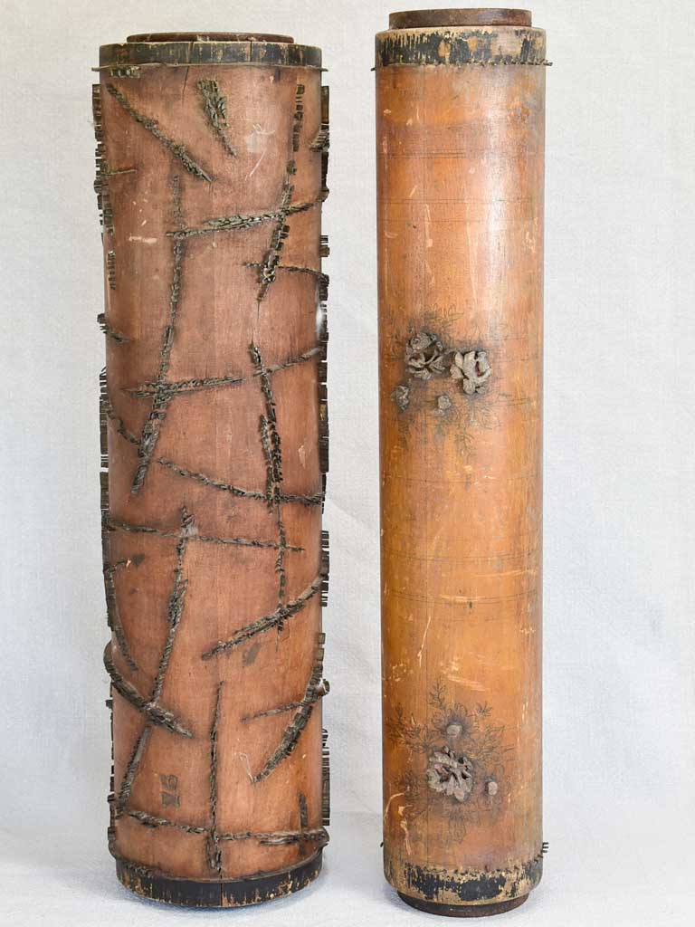 Antique French fabric printing presses 23¼"