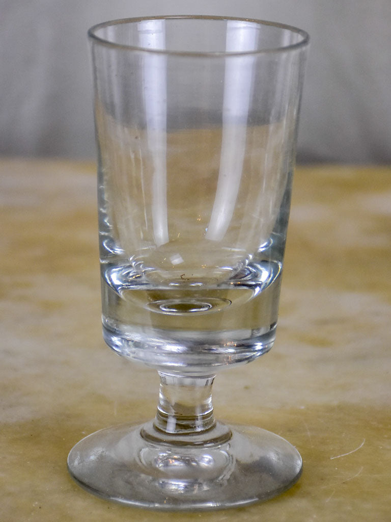 Set of 8 French bistro wine glasses - 1940's