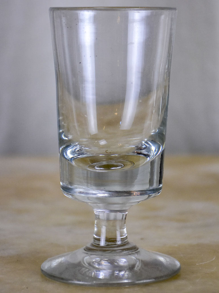 Set of 8 French bistro wine glasses - 1940's