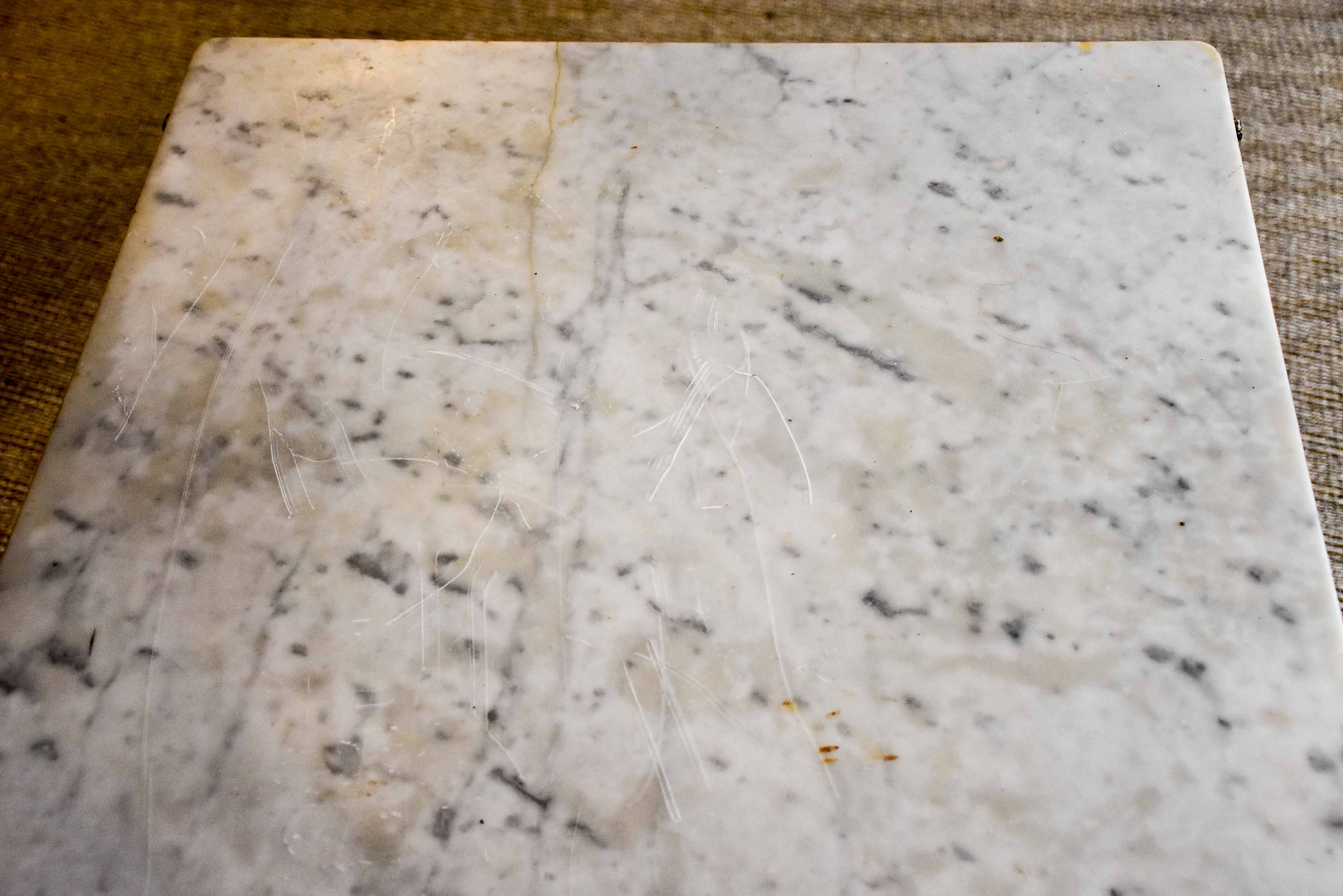 Antique French marble bistro table