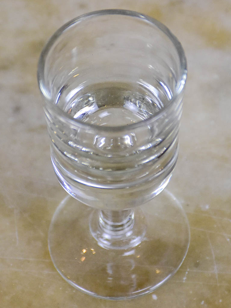 Set of 12 French bistro liqueur glasses