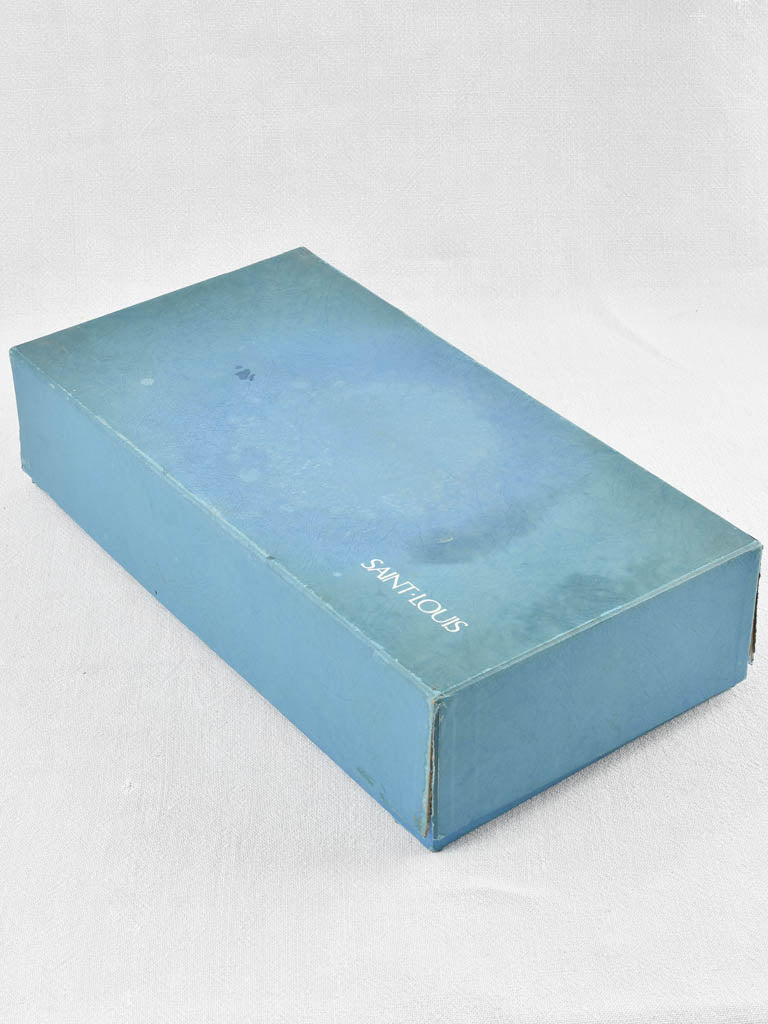 Saint Louis Crystal dessert service w/ original box
