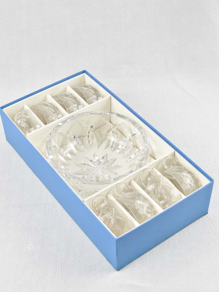 Saint Louis Crystal dessert service w/ original box