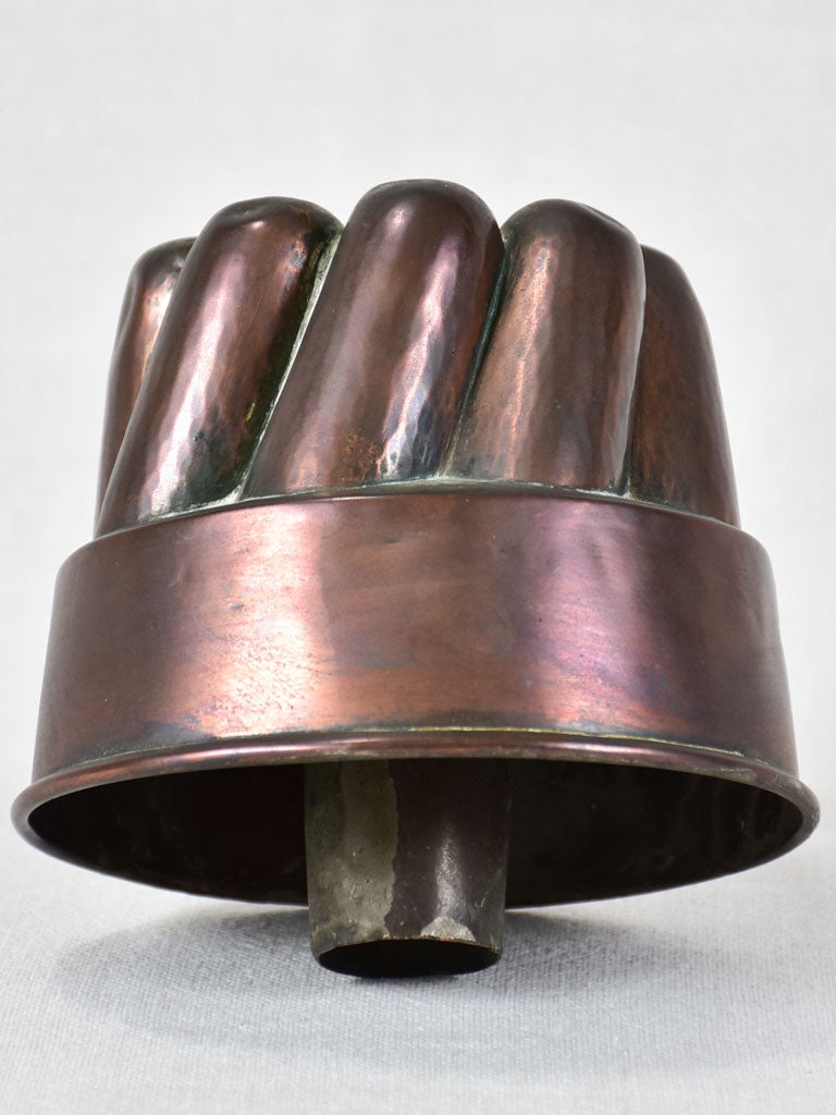 Napoleon III copper cake tin - Kugelhopf tin