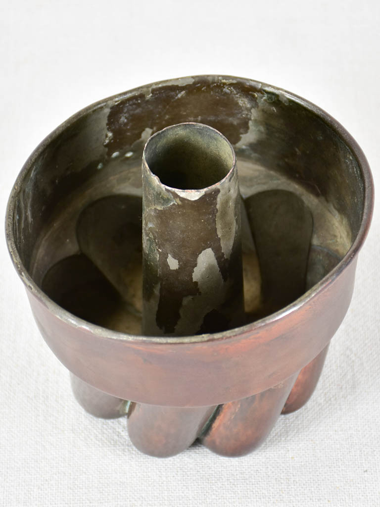 Napoleon III copper cake tin - Kugelhopf tin