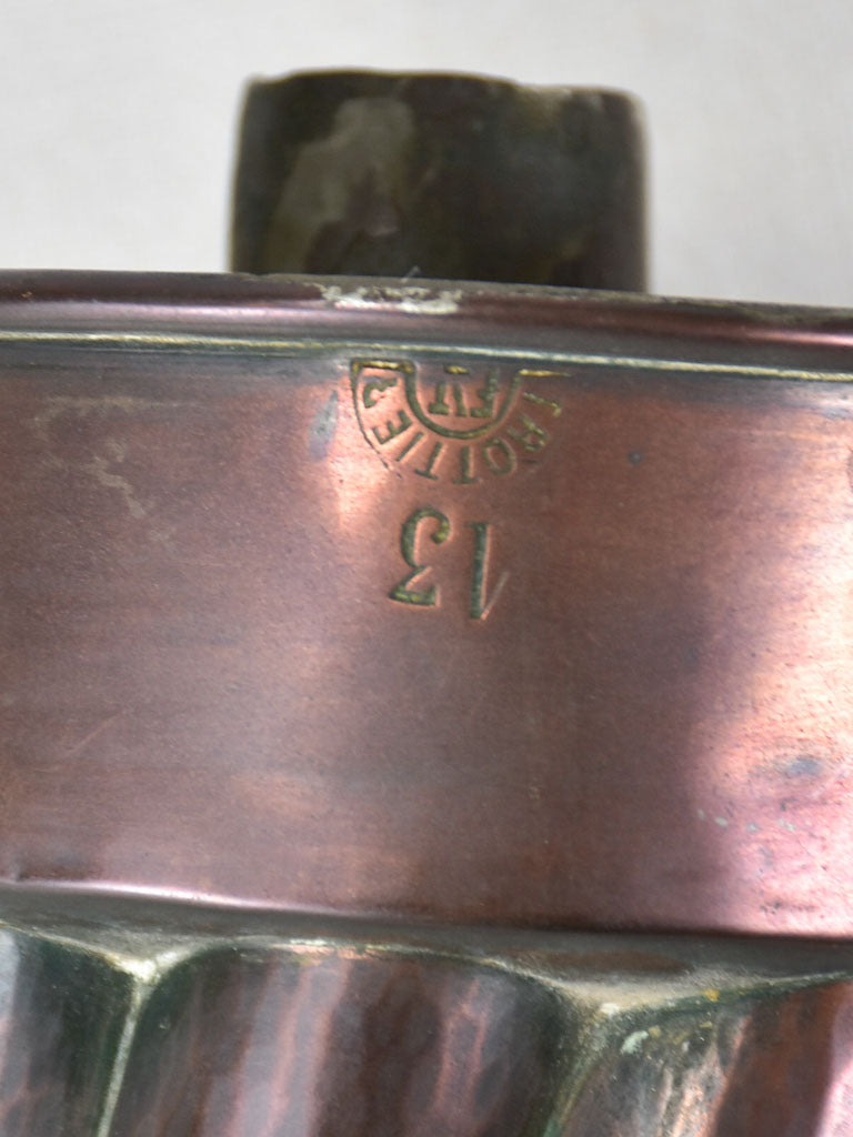 Napoleon III copper cake tin - Kugelhopf tin