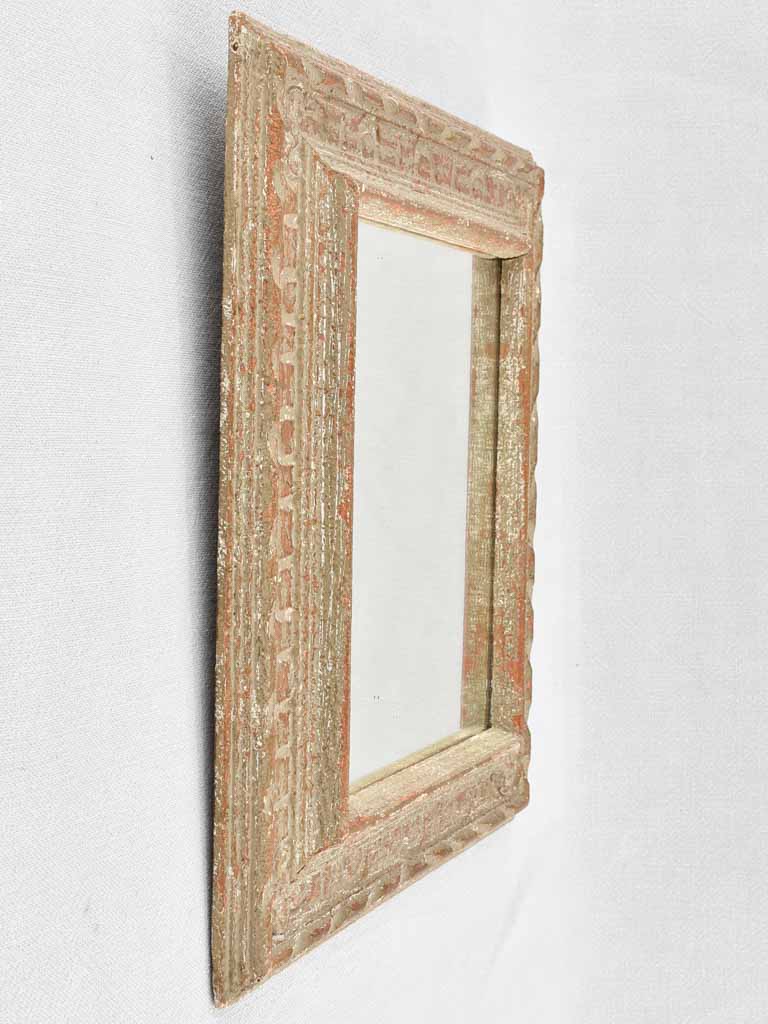 Rectangular mirror w/ broad frame 16¼" x 14¼"