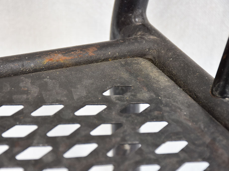 Chic Black Metal Tubor Chairs