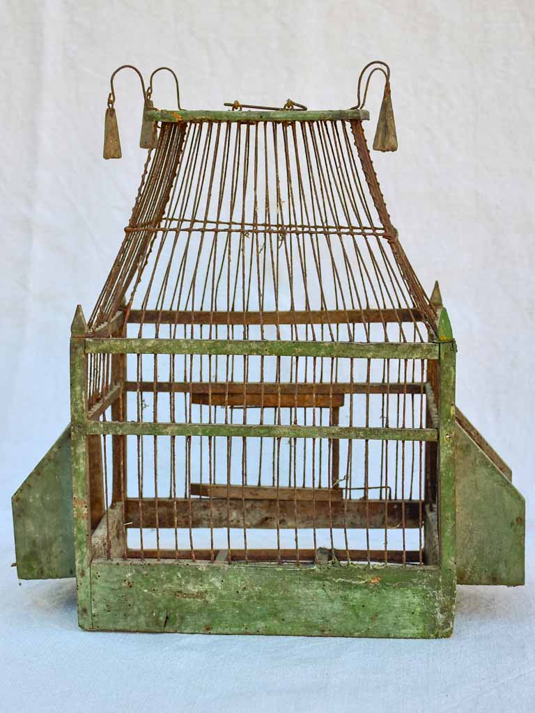 RESERVED MA Small antique French birdcage