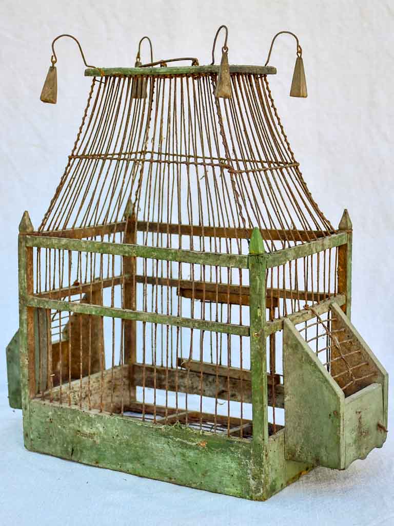 RESERVED MA Small antique French birdcage