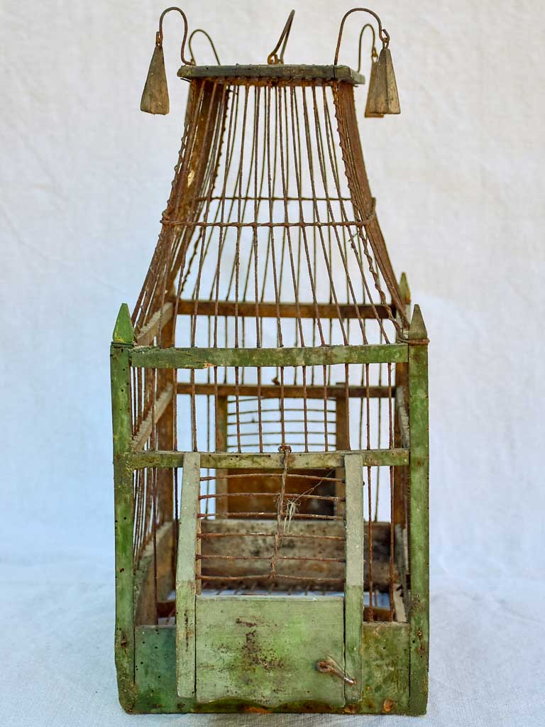 RESERVED MA Small antique French birdcage