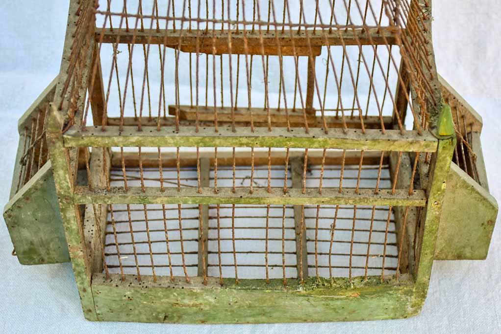 RESERVED MA Small antique French birdcage
