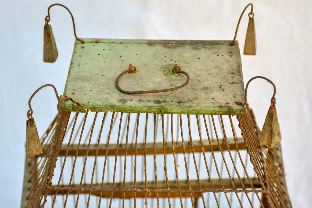 RESERVED MA Small antique French birdcage