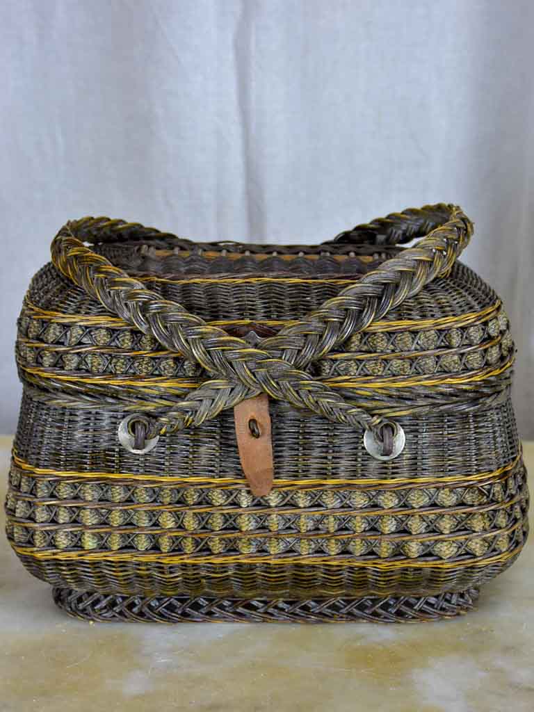 19th Century French market basket
