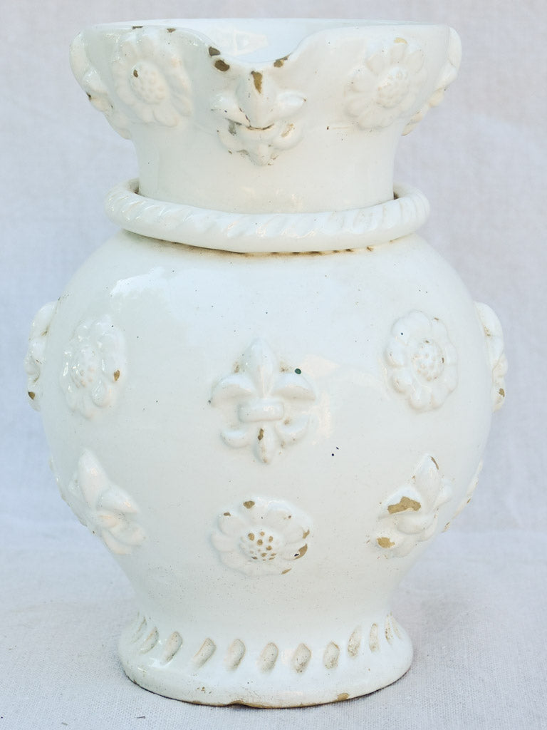 Large mid century Emile Tessier pitcher 10¾"