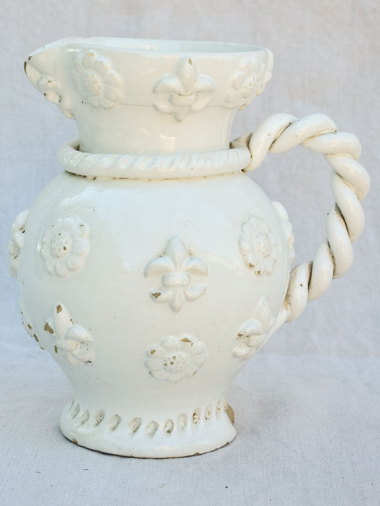 Large mid century Emile Tessier pitcher 10¾"