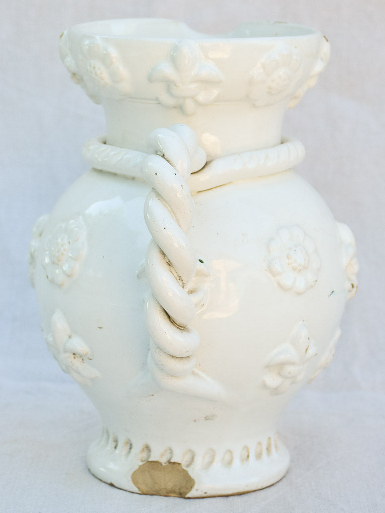 Large mid century Emile Tessier pitcher 10¾"