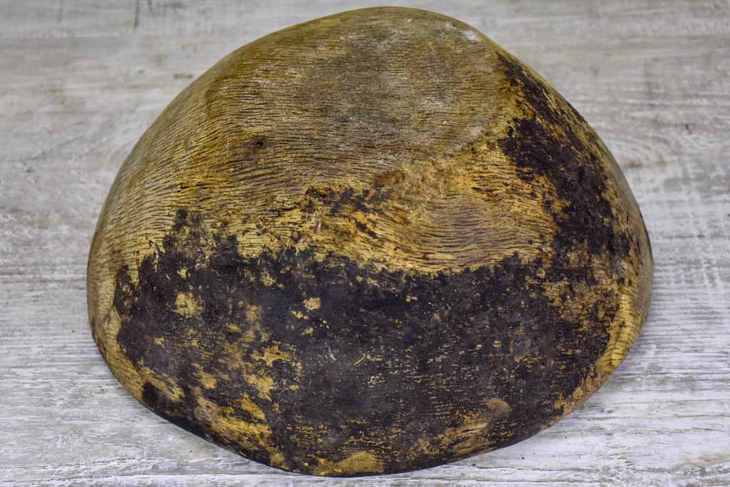 Primitive wooden bowl from south west France