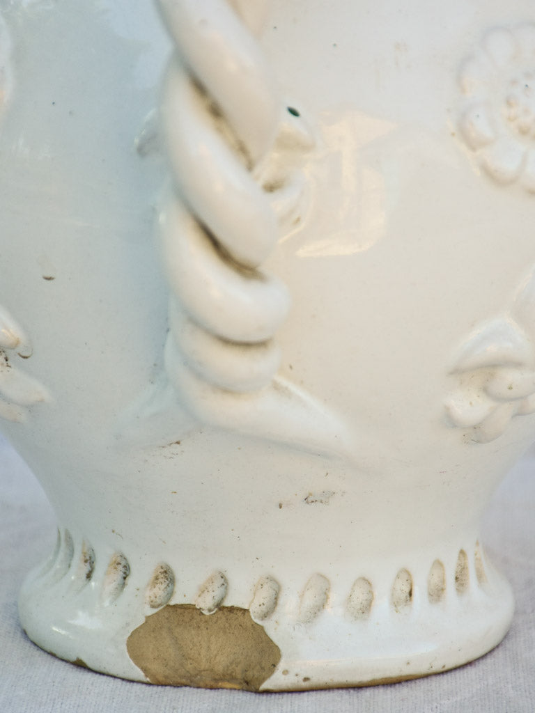 Large mid century Emile Tessier pitcher 10¾"