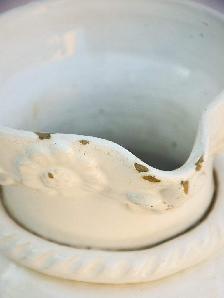 Large mid century Emile Tessier pitcher 10¾"