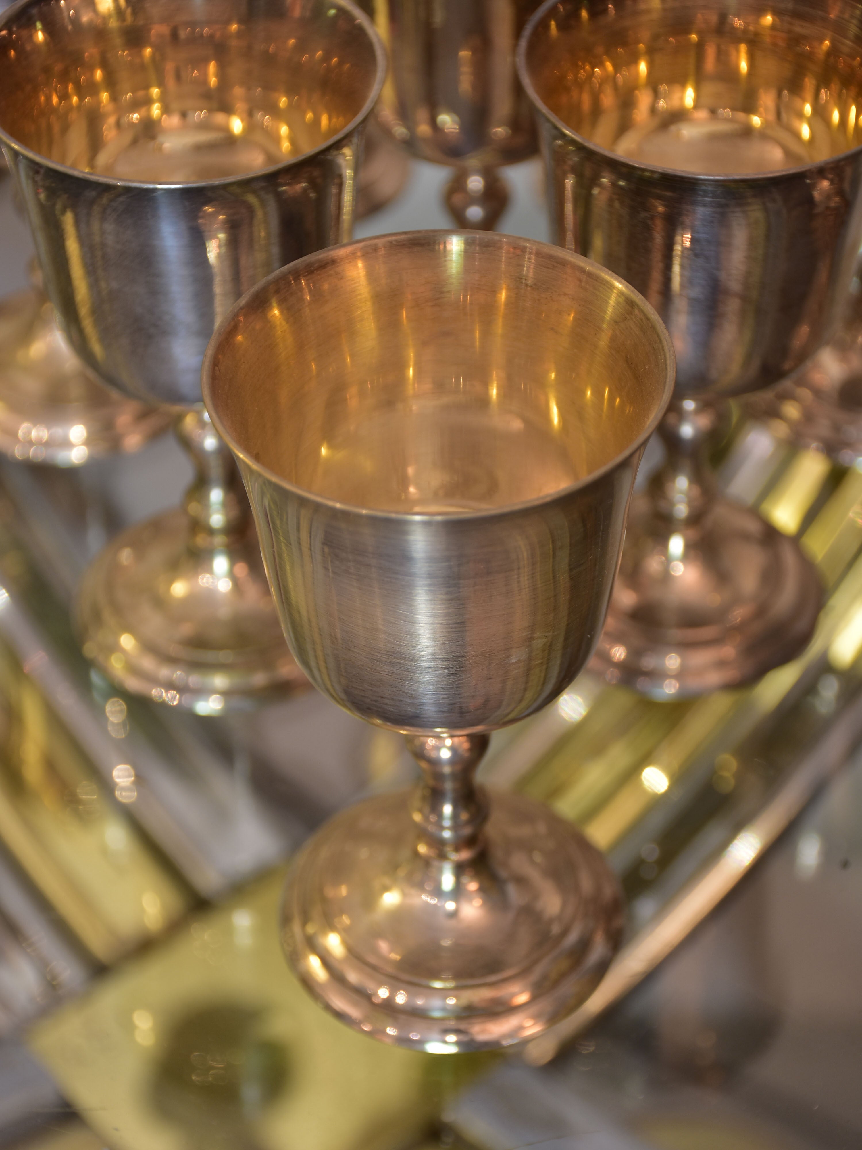 1950's Elegant Silver-Plated Glassware