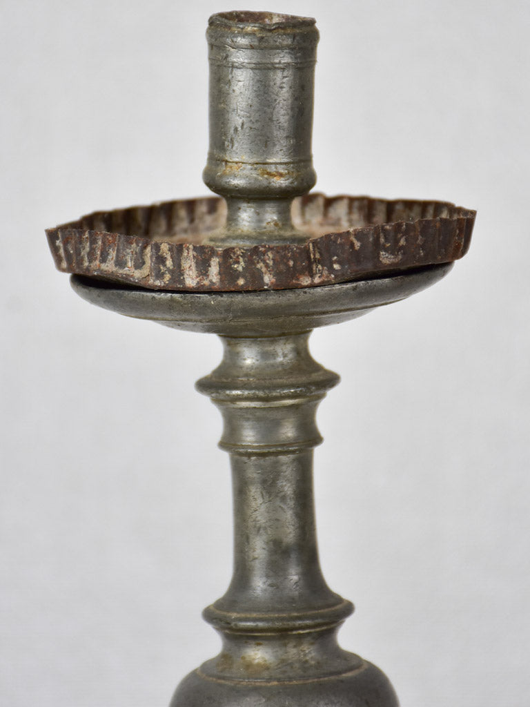 Unique Unidentical Antique Candlesticks