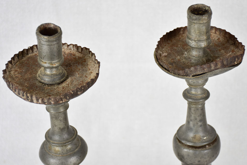 Classic 17th Century Candlestick Pair