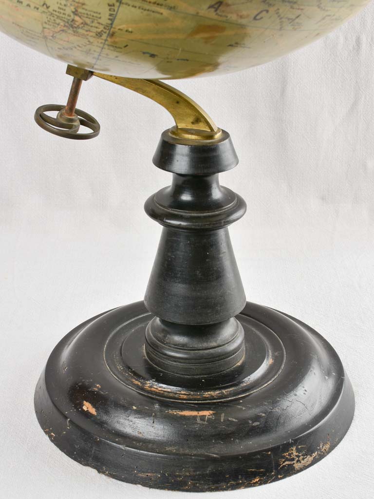 Large 19th century world globe 33¾"