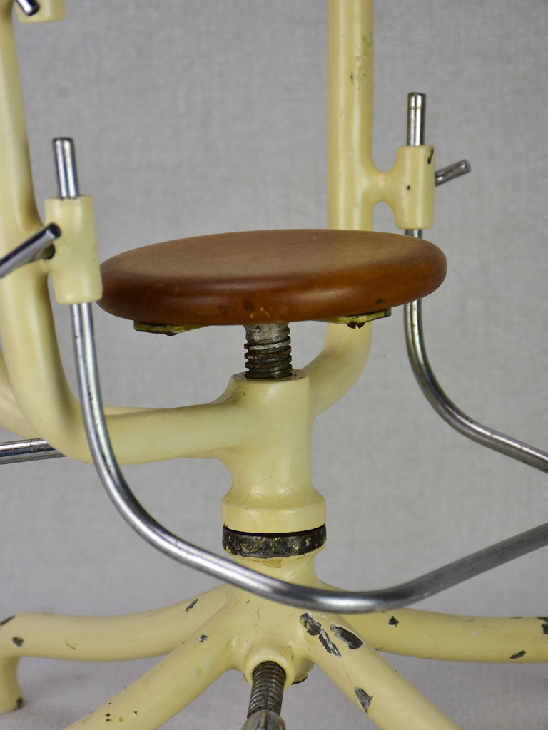Doctor's miniature sample chair and trolley from the 1930's