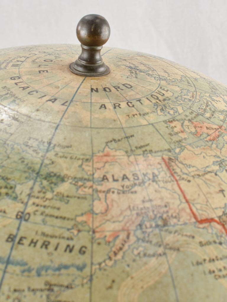 Large 19th century world globe 33¾"