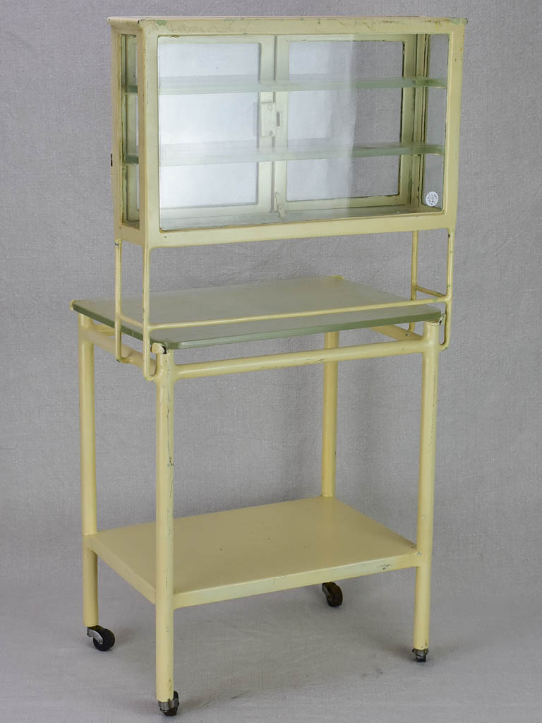 Doctor's miniature sample chair and trolley from the 1930's