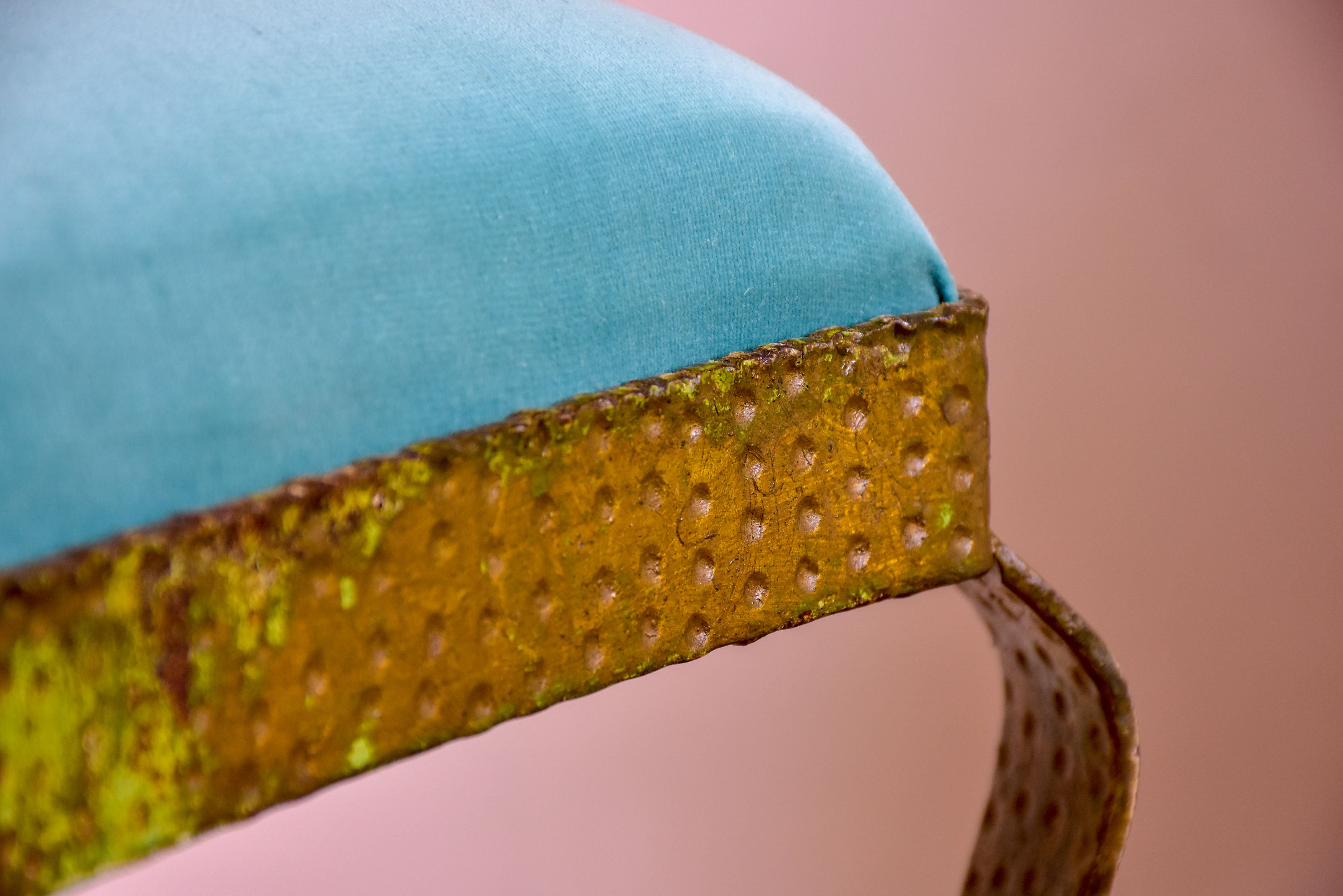 Mid-Century Italian stool by Luigi Colli