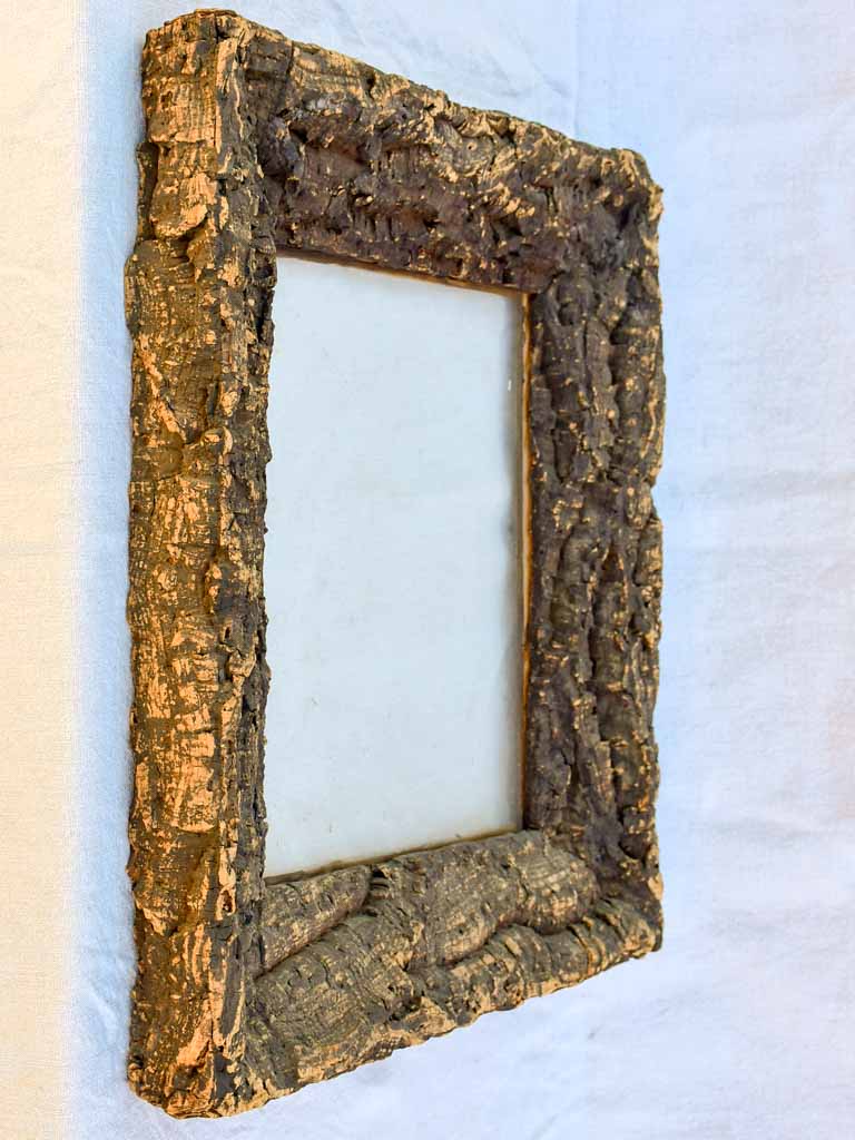 Antique French frame made from cork 22" x 24½"
