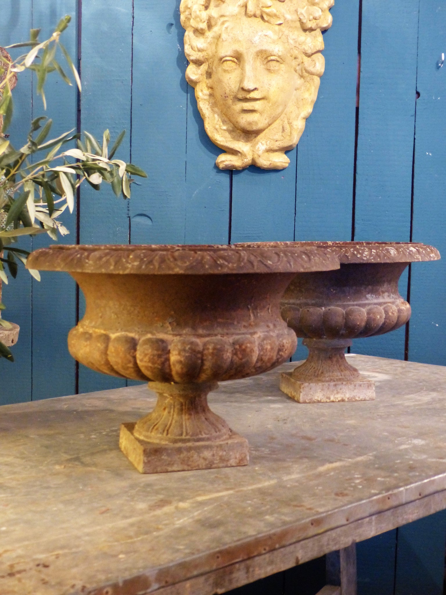 Pair of garden planters