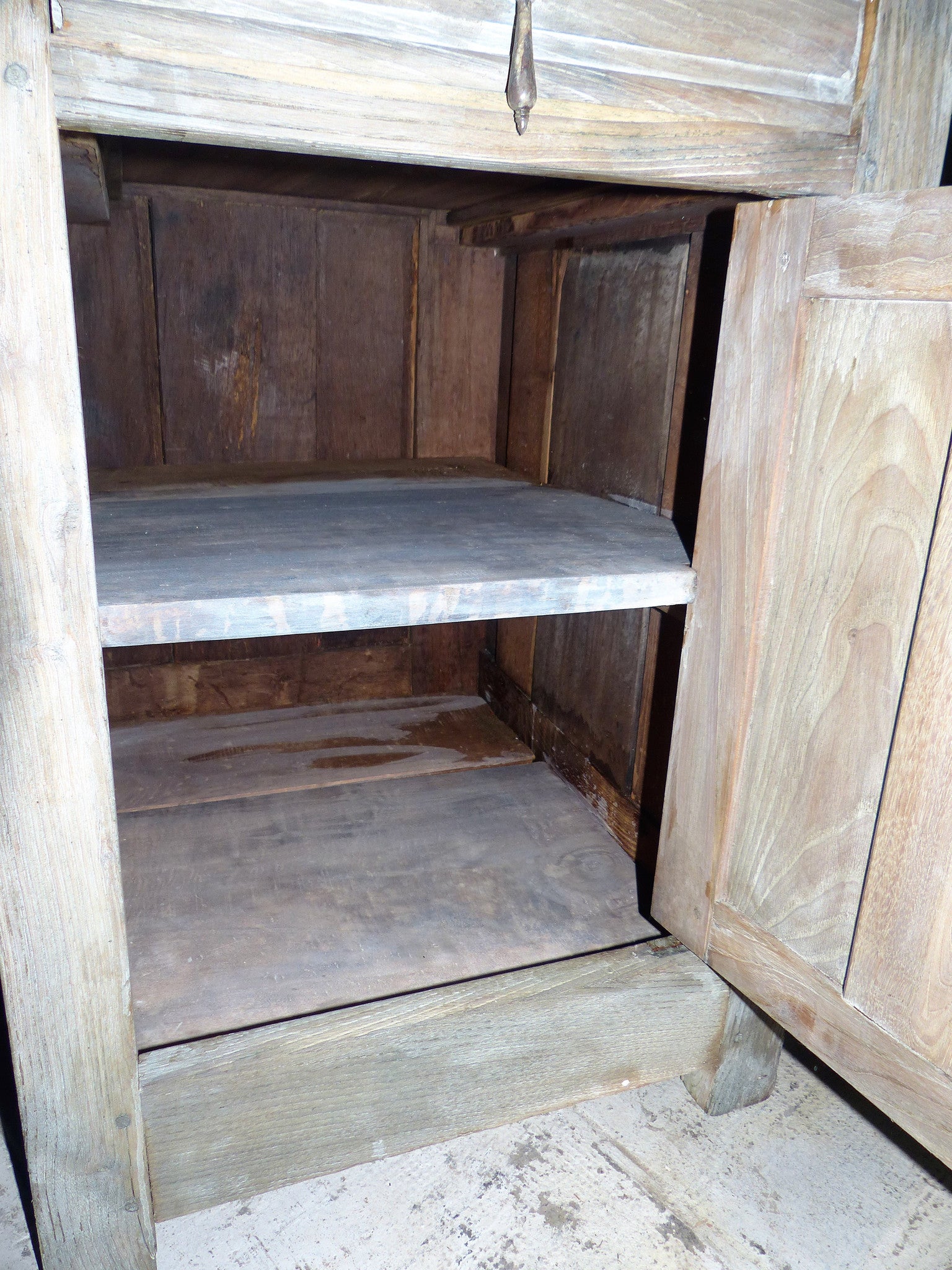Rustic 17th century French oak desk