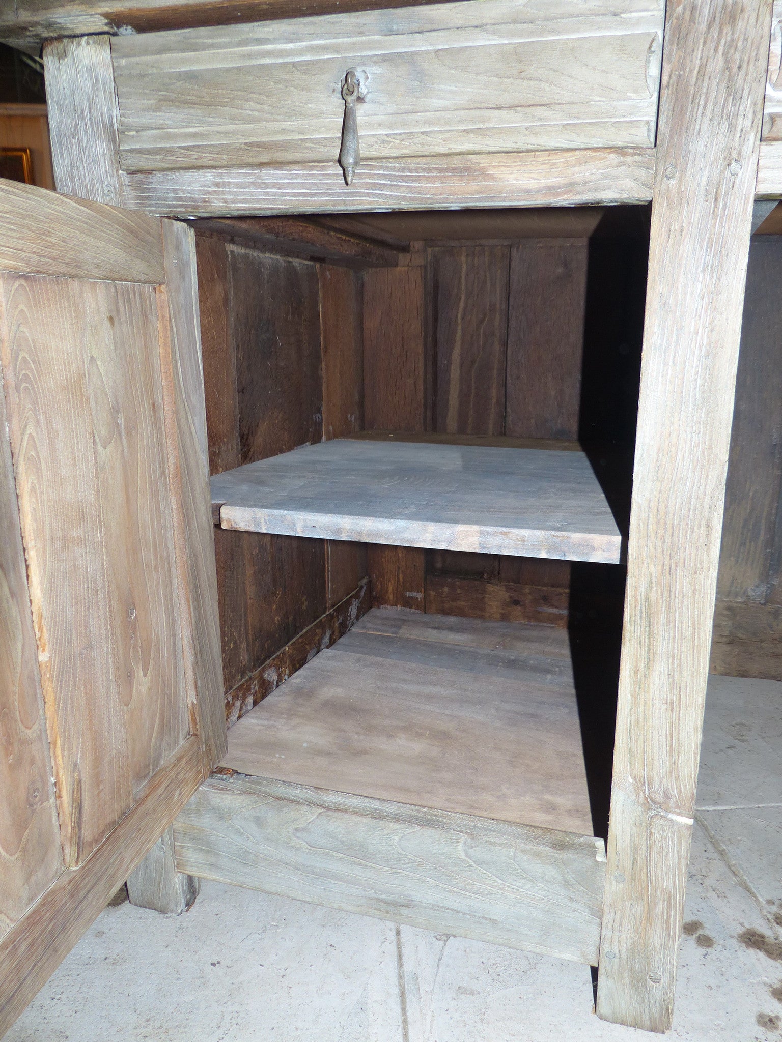 Rustic 17th century French oak desk