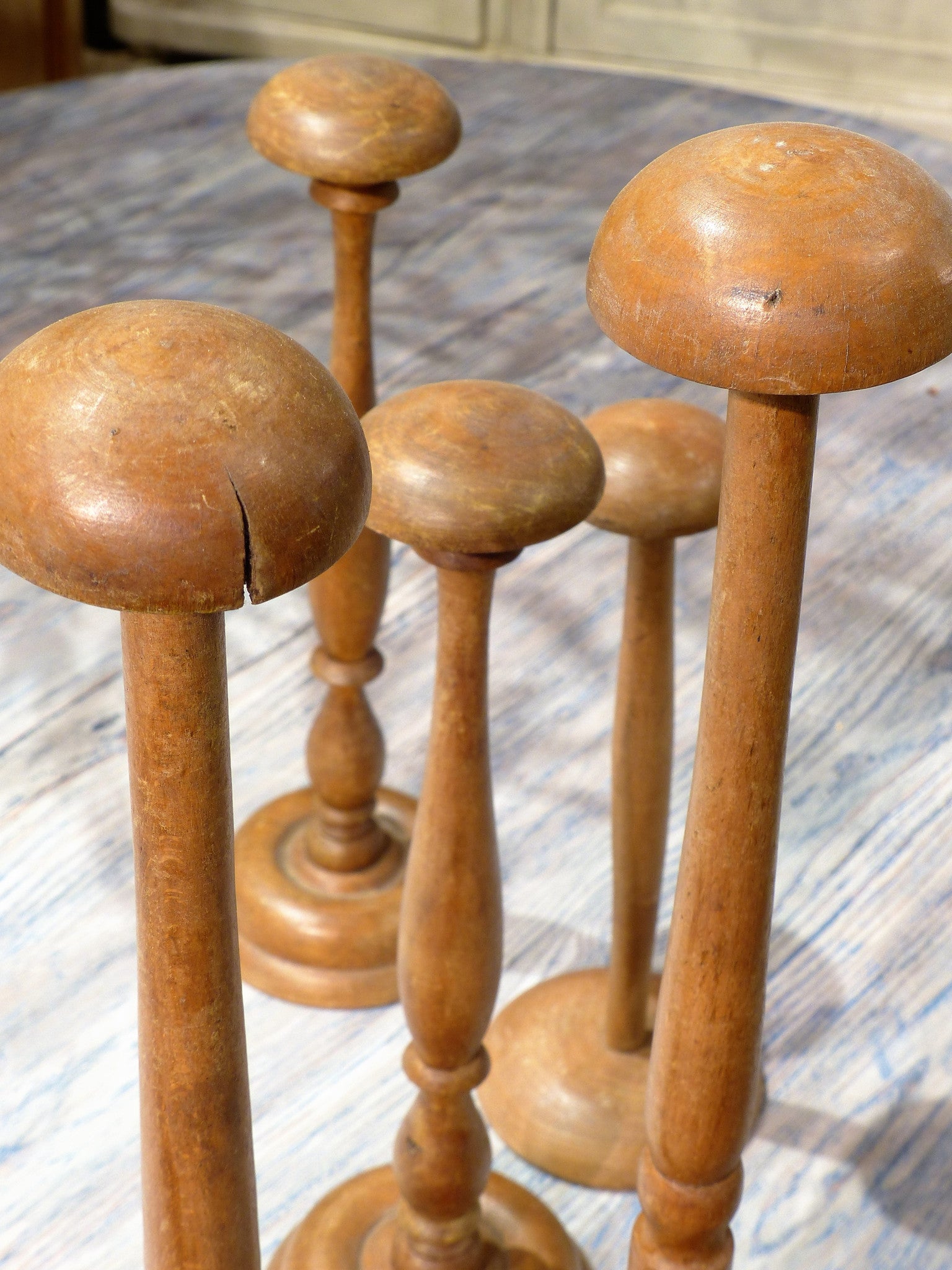 Set of five French hat stands – 1900’s