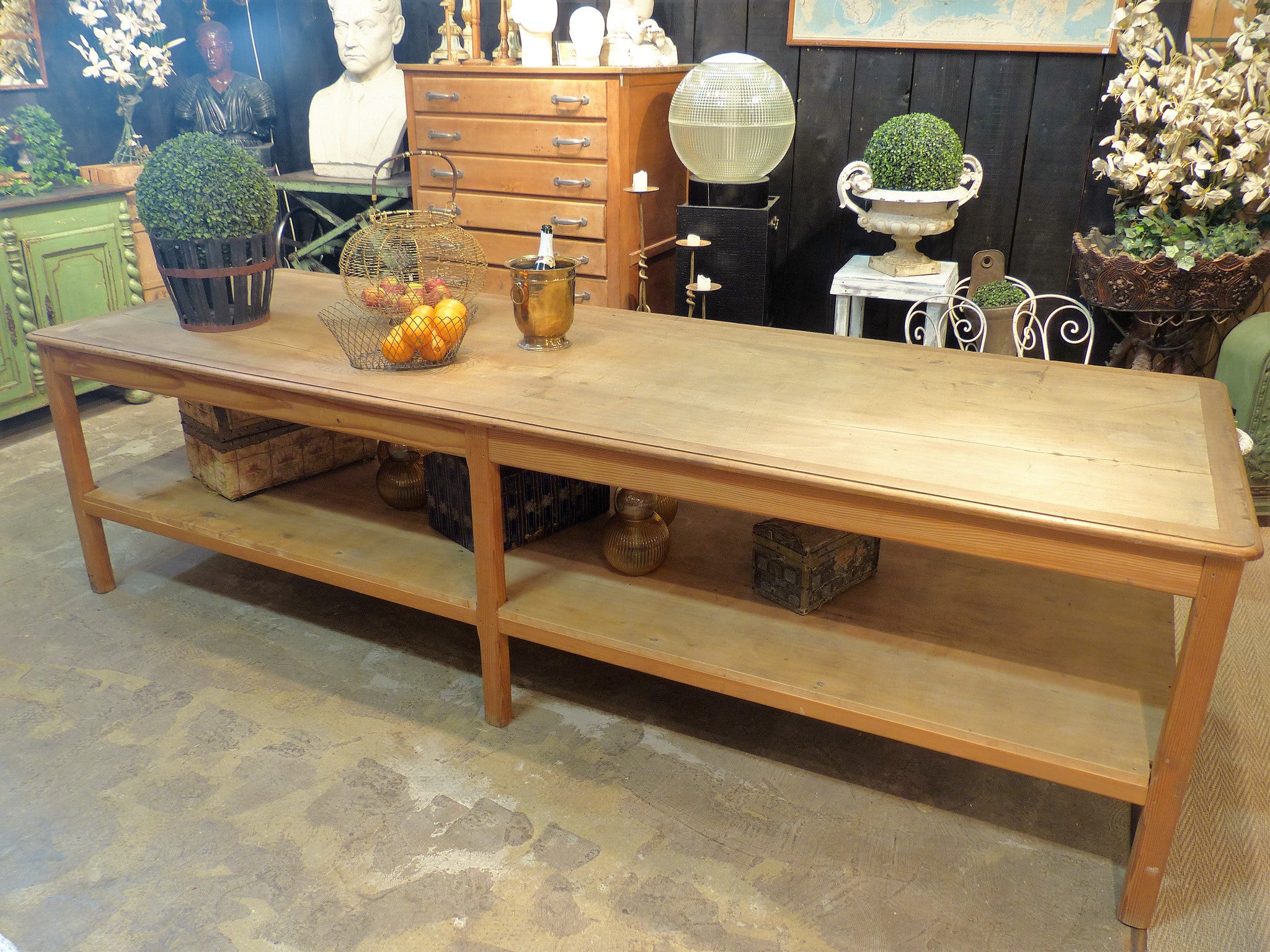 Large French draper’s table – circa 1900’s